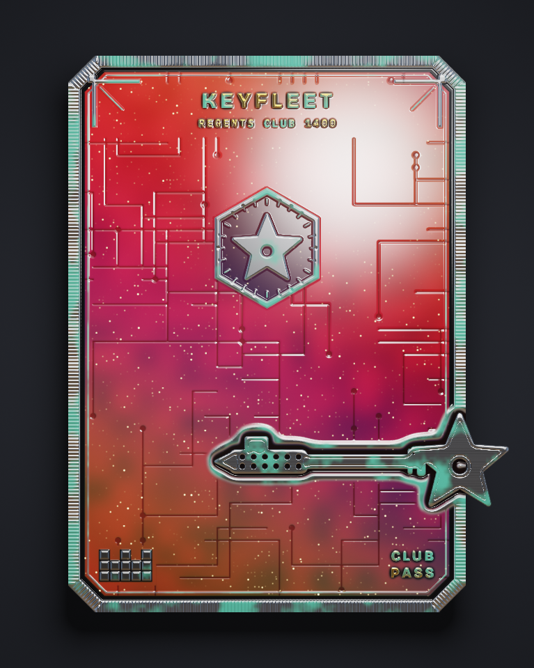 The card of Key 1,400