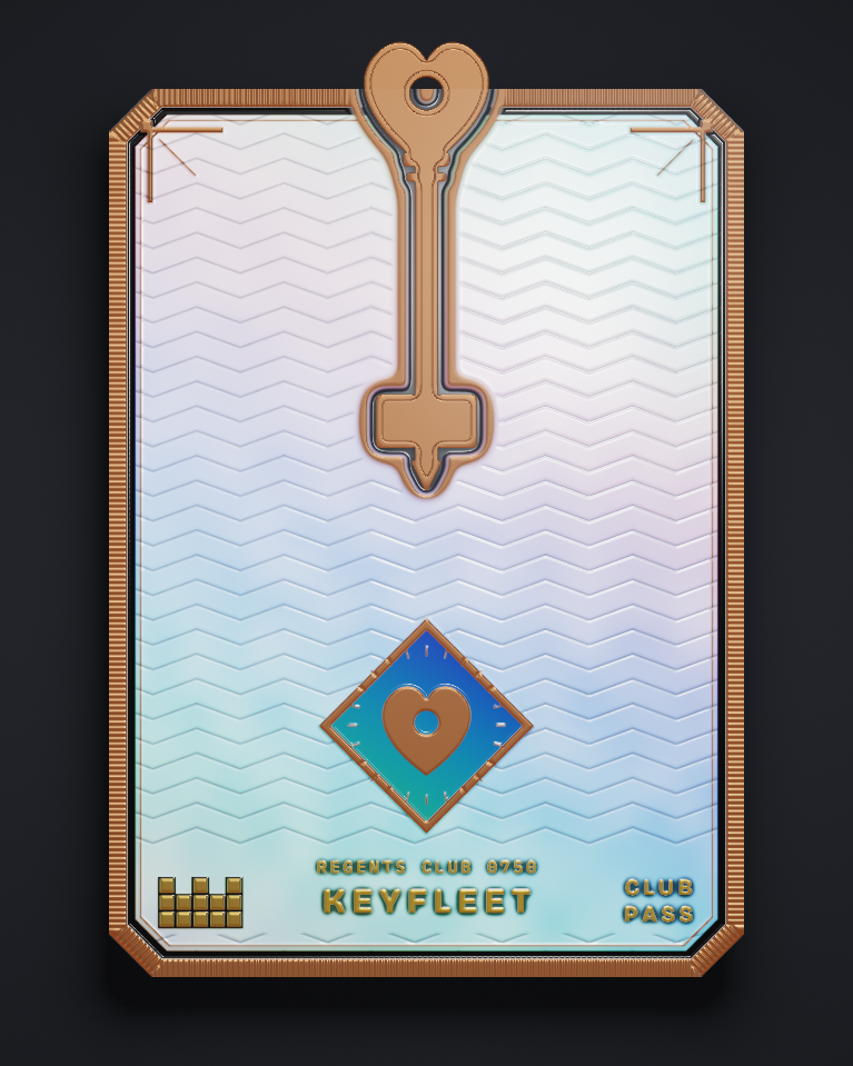 The card of Key 750