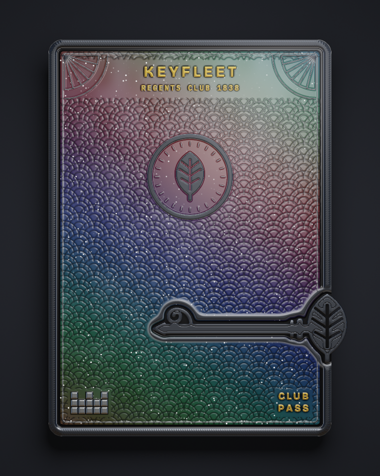 The card of Key 1,838