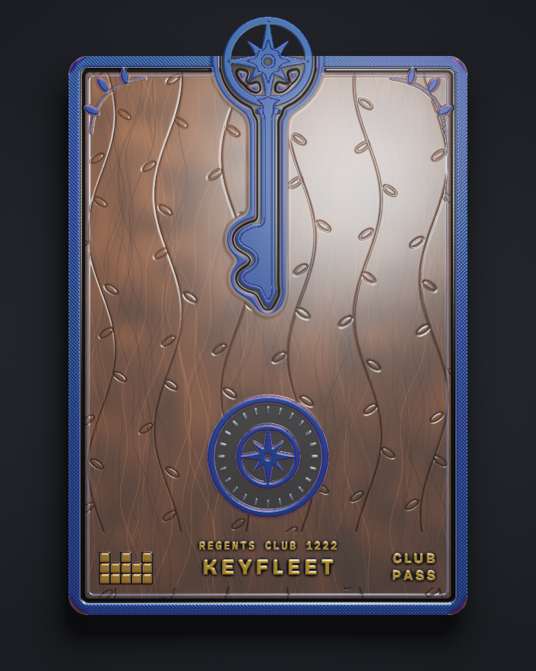 The card of Key 1,222