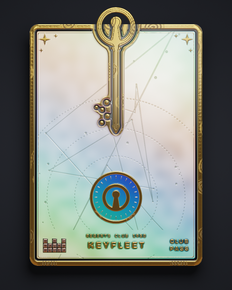 The card of Key 1,950