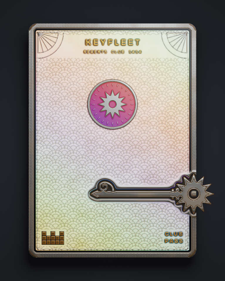 The card of Key 1,414