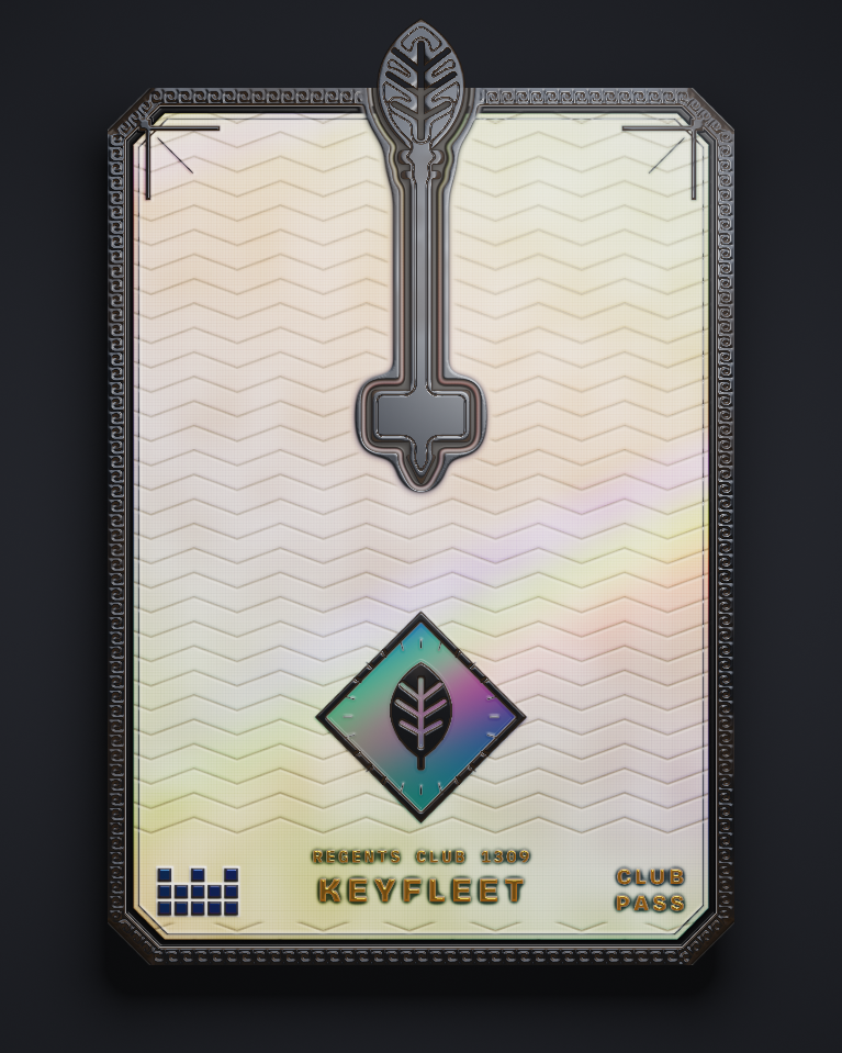 The card of Key 1,309