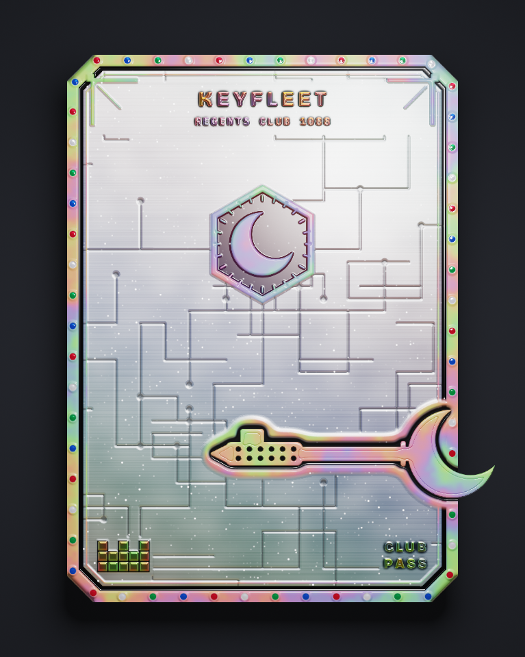 The card of Key 1,088