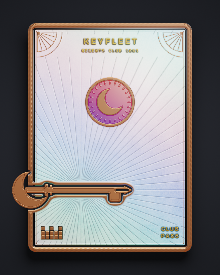 The card of Key 1,661