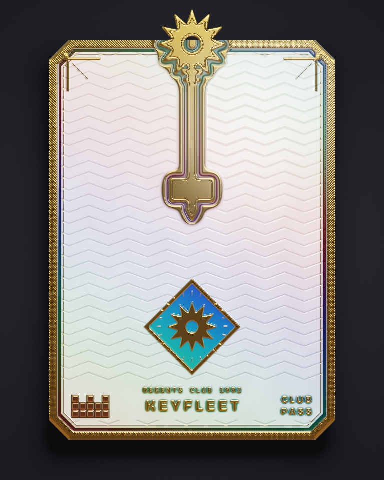 The card of Key 1,992