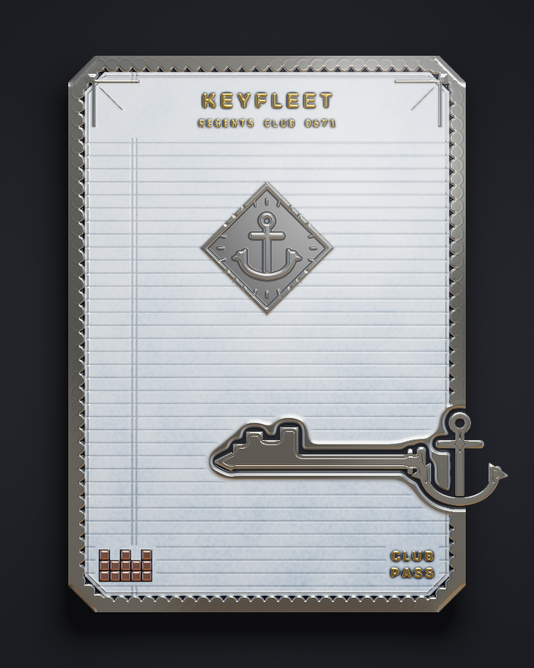The card of Key 671