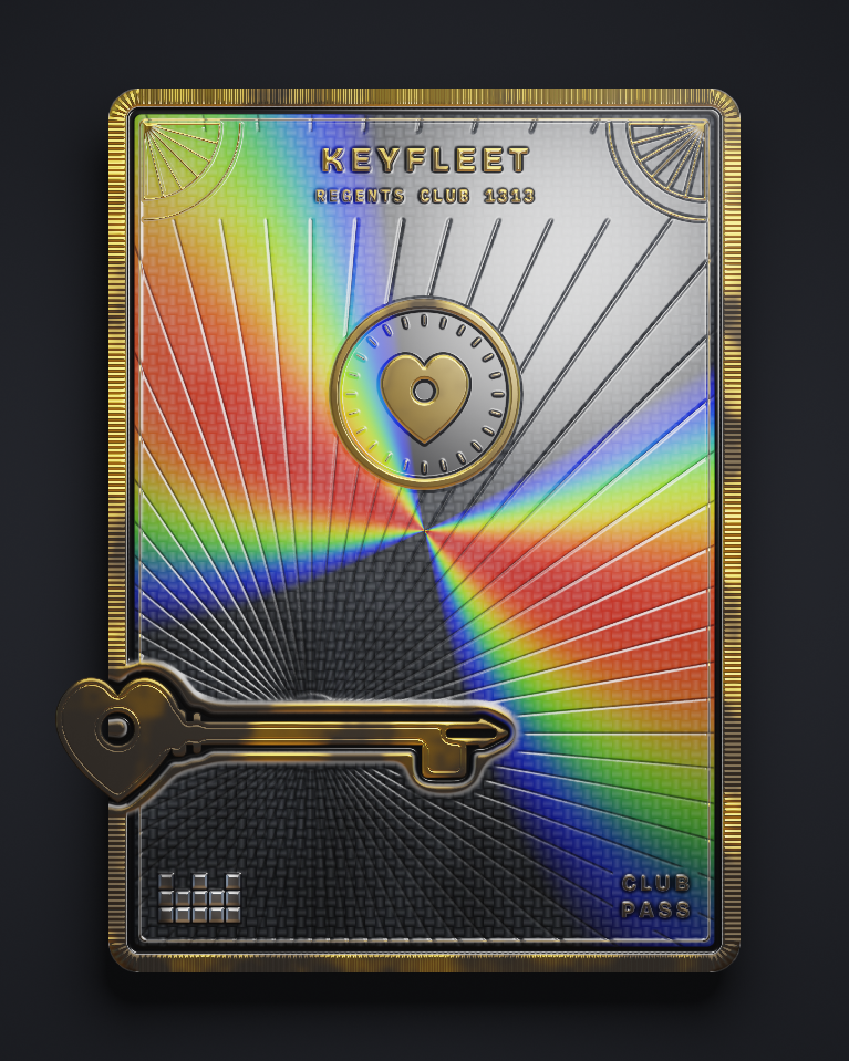 The card of Key 1,313