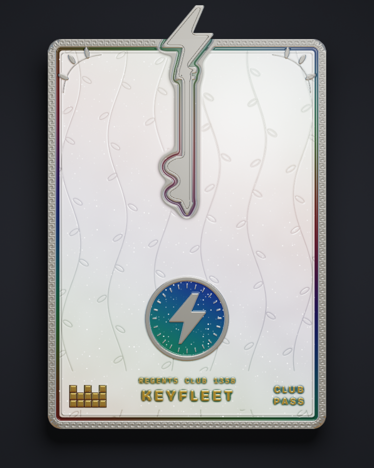 The card of Key 1,358