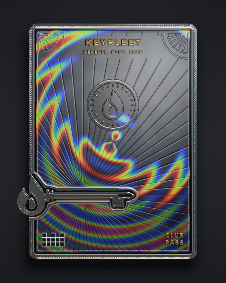 The card of Key 1,353