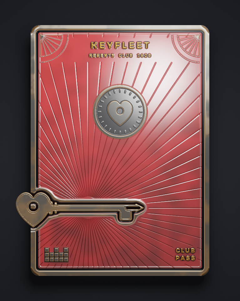 The card of Key 1,620