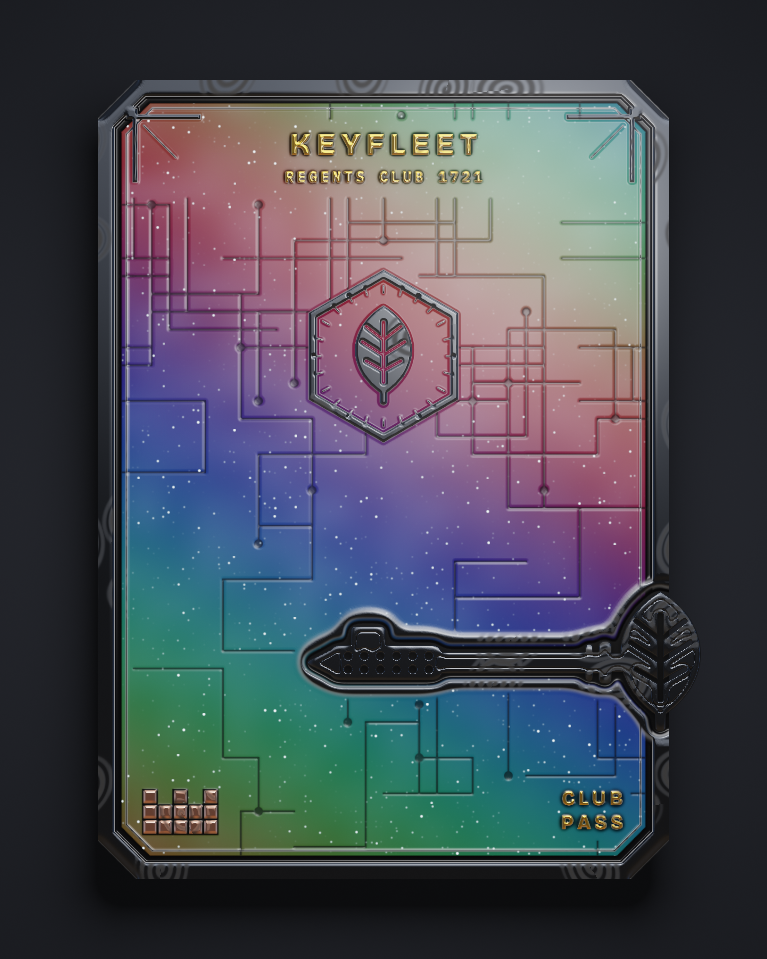 The card of Key 1,721