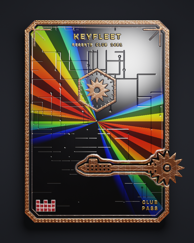 The card of Key 1,401
