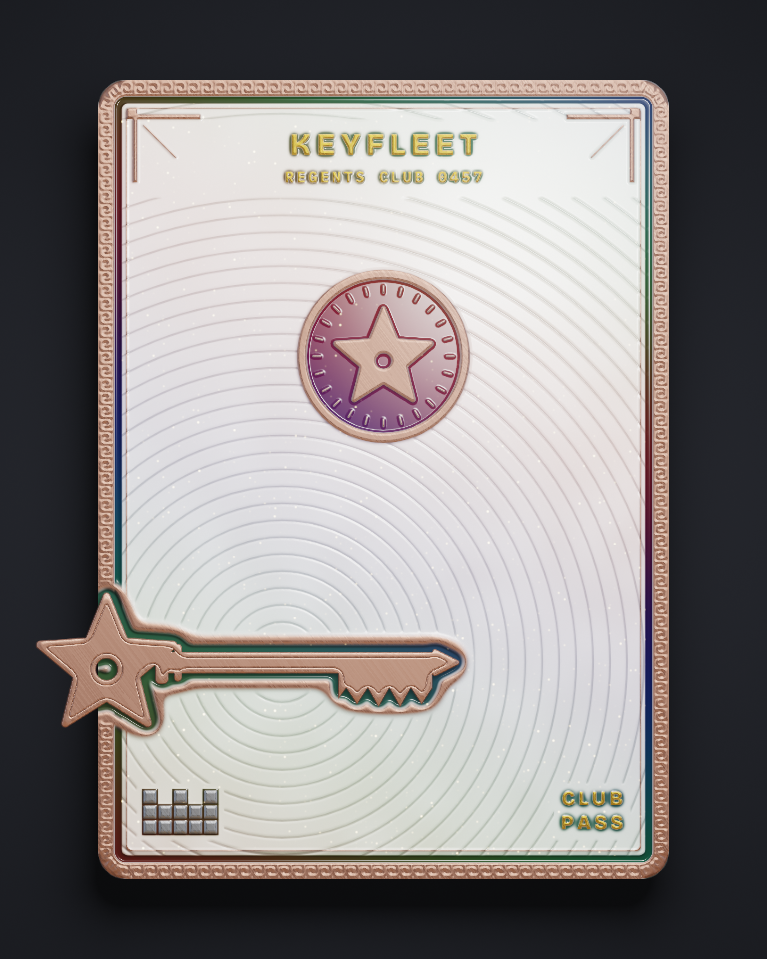 The card of Key 457