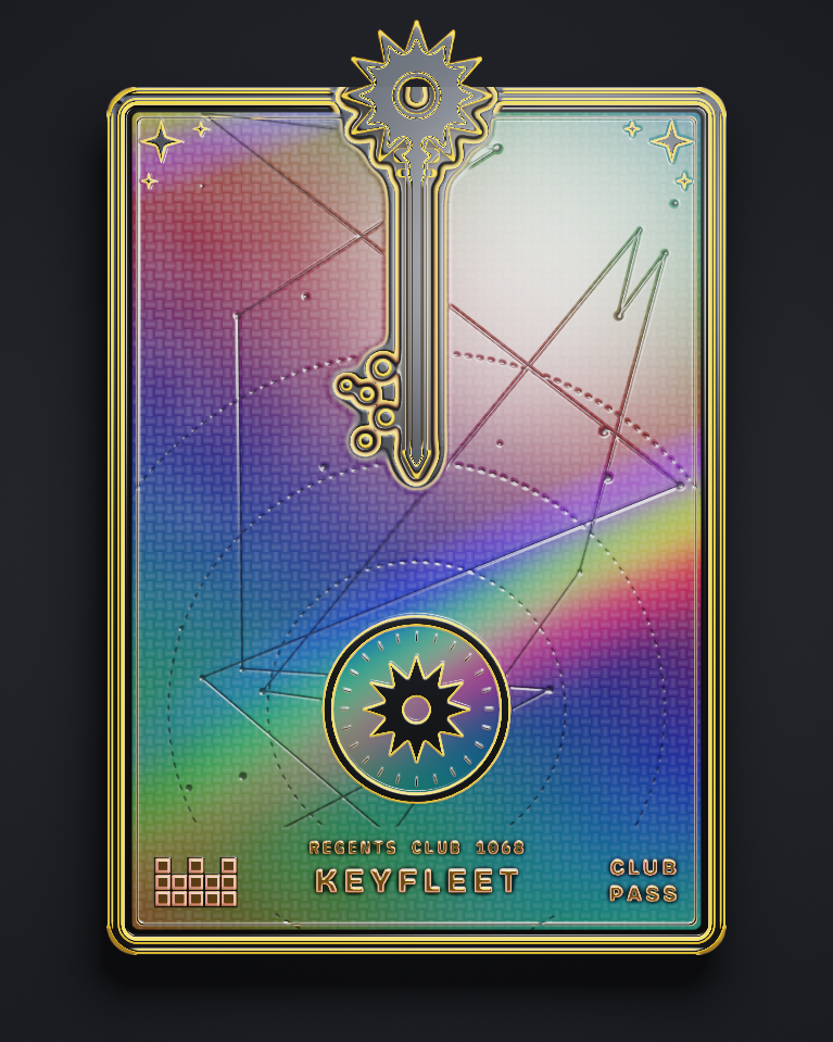 The card of Key 1,068