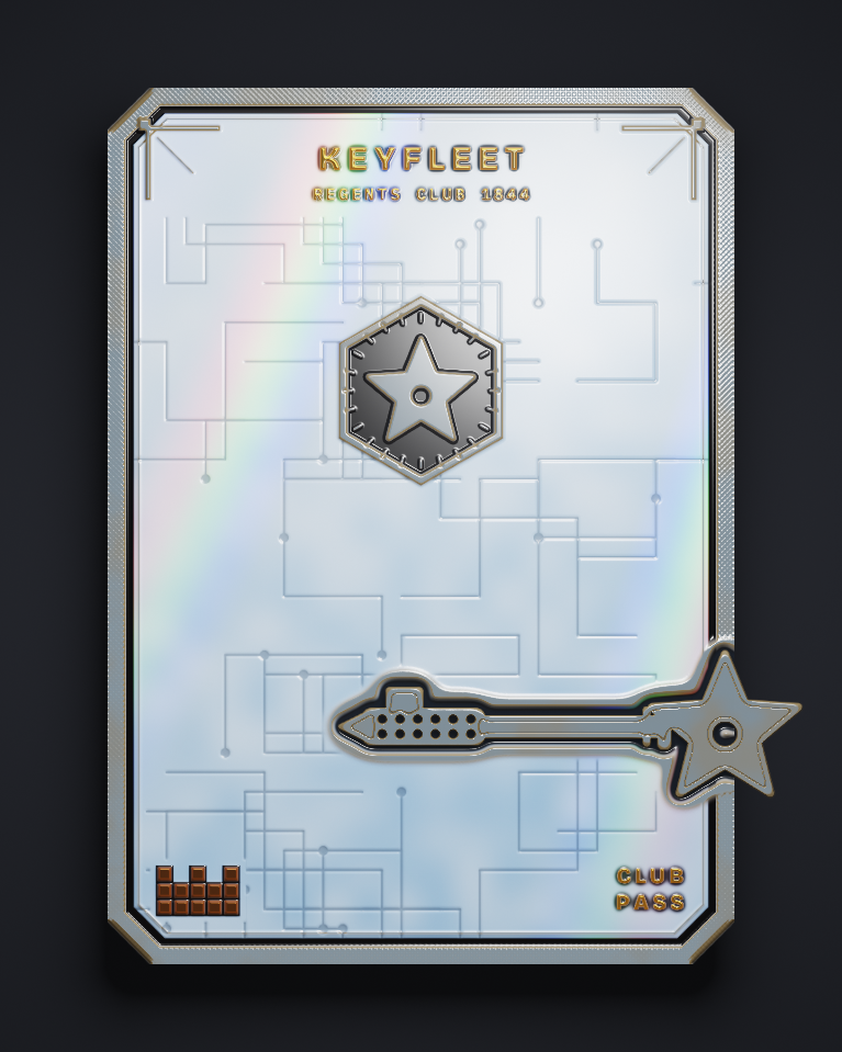 The card of Key 1,844