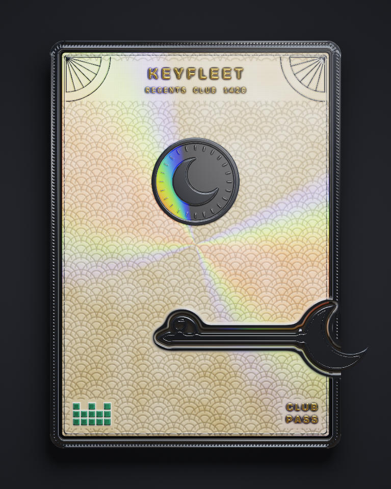The card of Key 1,420