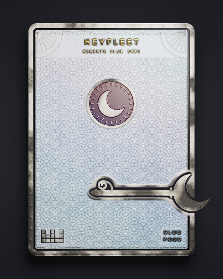 The card of Key 1,981
