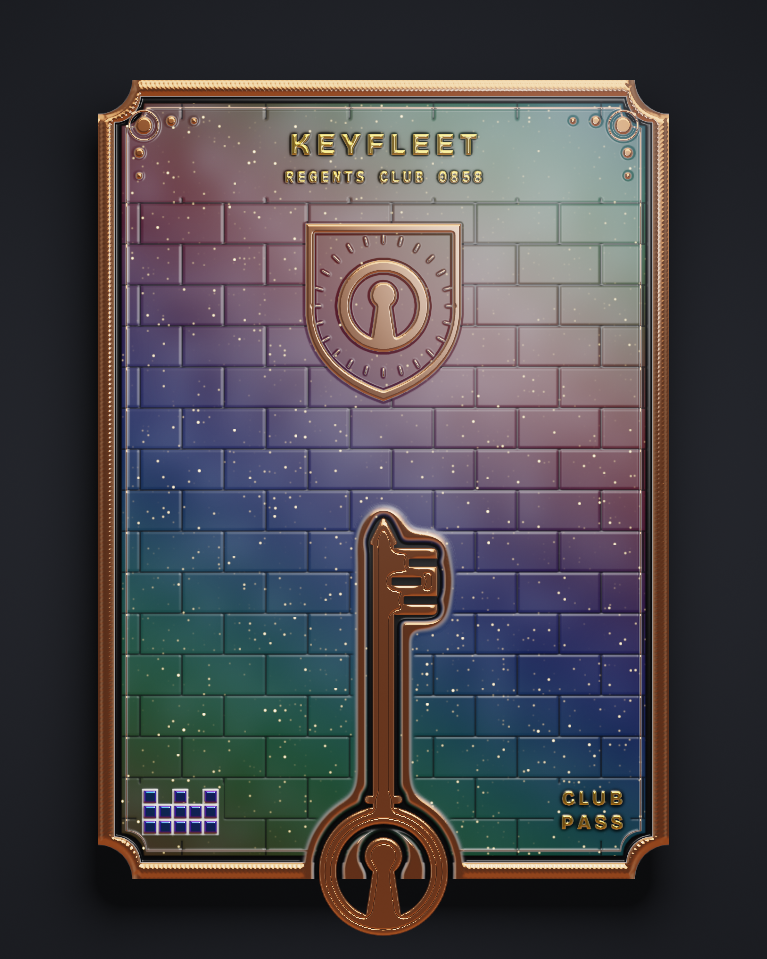 The card of Key 858