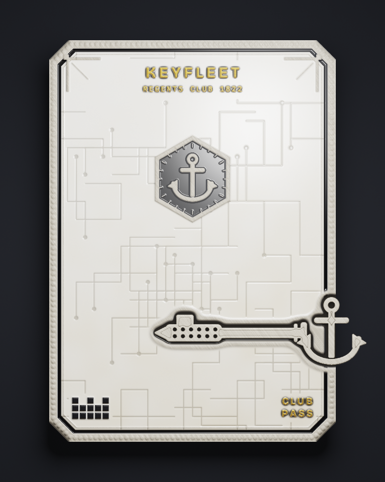 The card of Key 1,822