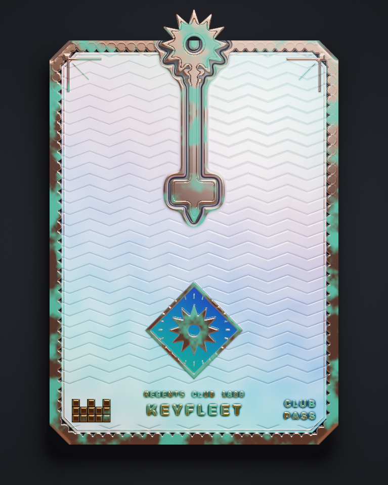 The card of Key 1,880