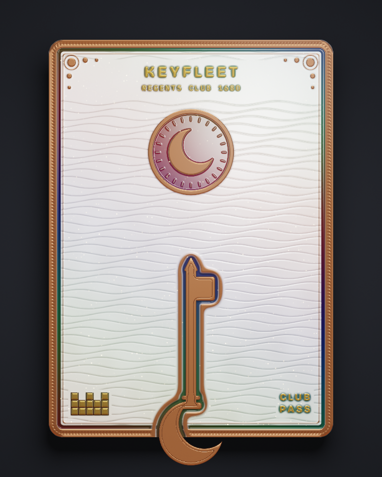 The card of Key 1,680