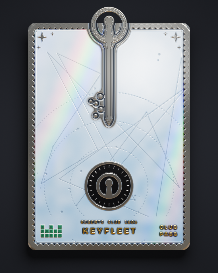 The card of Key 1,606