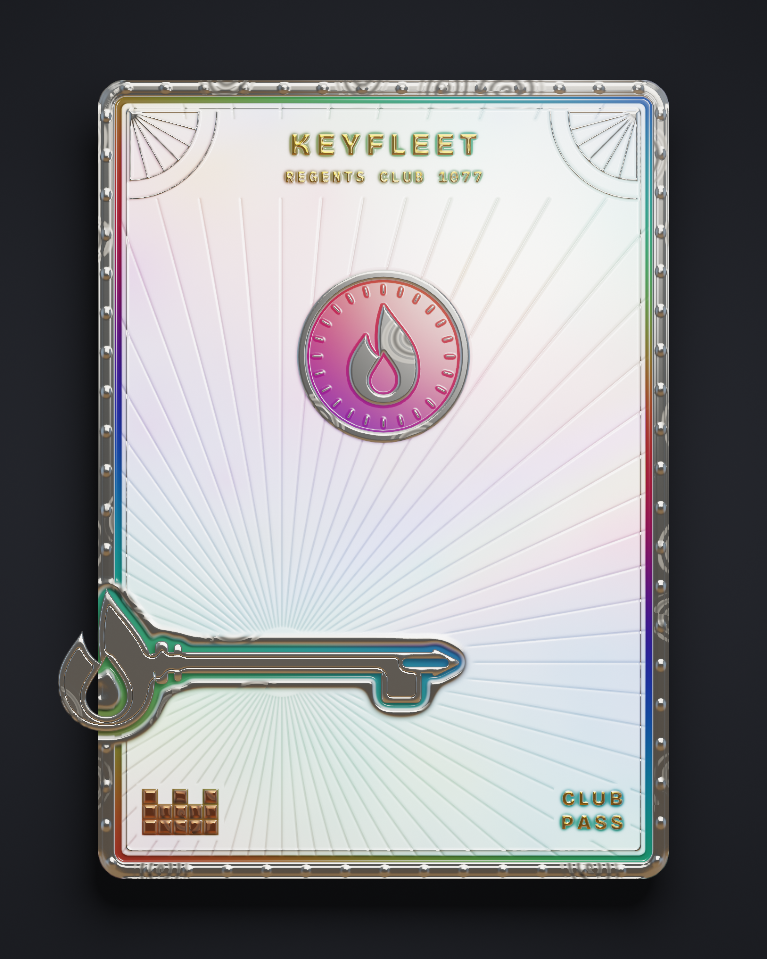 The card of Key 1,077