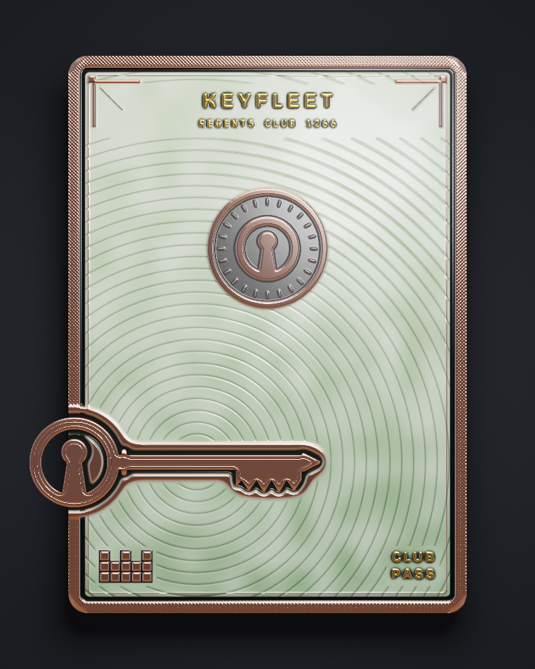 The card of Key 1,266