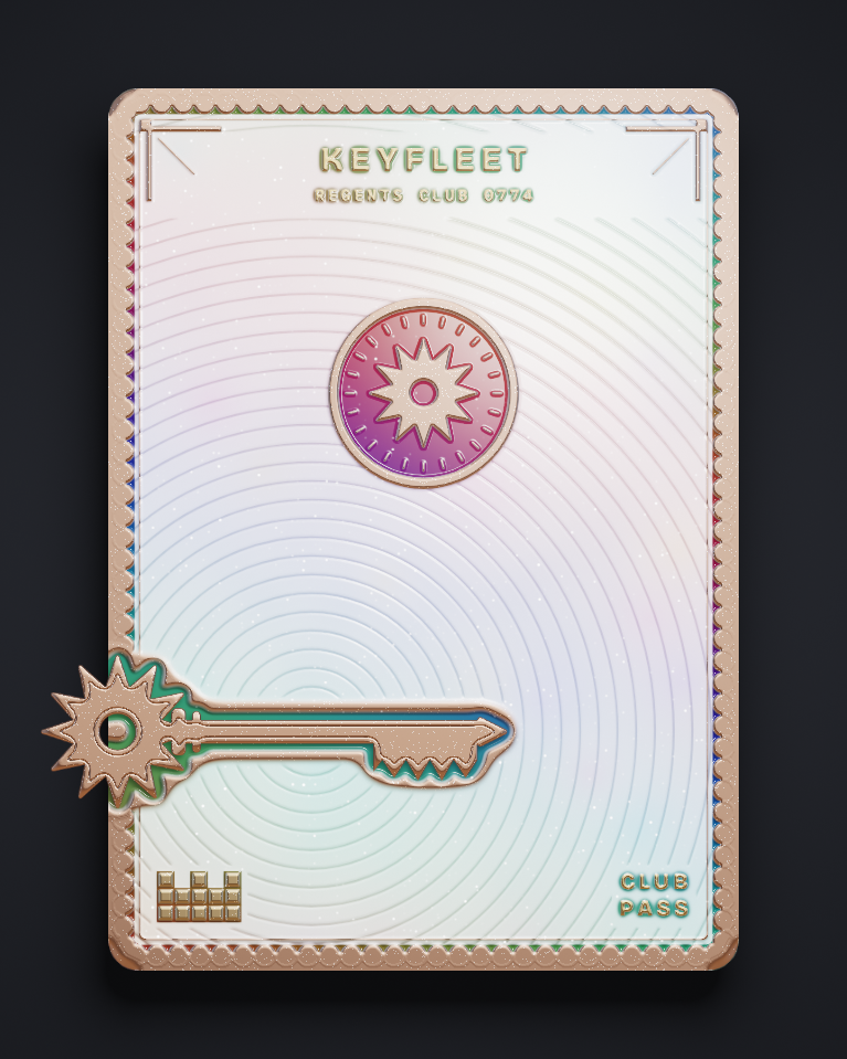 The card of Key 774
